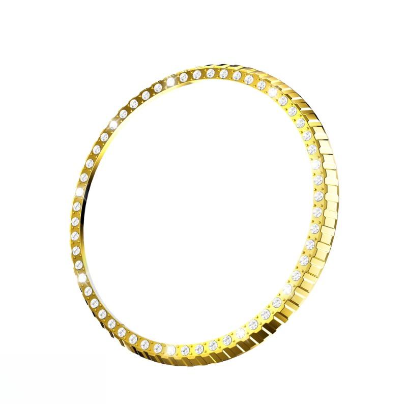 Für Samsung Galaxy Watch 8 classic 46mm Metallrahmen Lünettenring Diamantabdeckung Schutzhülle Galaxy Watch 8 Classic Schutz