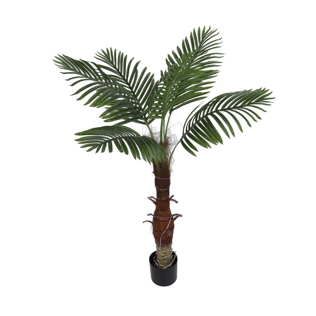 Artificial Lighted Palm Tree 100LED IP65 120cm Light Up Tropical Palm Tree for Pool Beach Yard