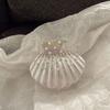 Acrylic Pearl Shell Hair Clip Hairpin Small Grab Clip Sweet Small Hair Claw  Vacation