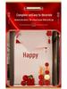 Wedding Room Decoration Set: Bride & Groom's Background Wall Decor with Double Happiness Pull Flower for Living Room & Bedroom
