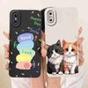 For IPhone XS Max Case Candy Art Rabbit Painted Coque Soft Phone Case For IPhone XSMax XS Max A1921 A2101 A2102 Back Cover