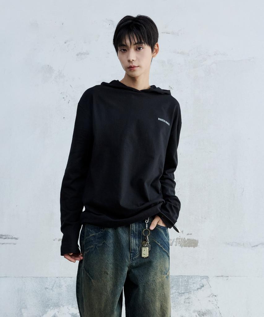Maison Hooded Long Sleeve Black