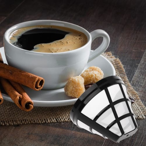 Reusable Cup Basket Coffee Filter - Compatible with Most Coffee Maker Tools and Accessories.