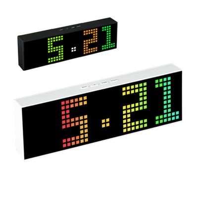 Digital Alarm Clock With Colorful Light Colors, Desk Alarm Clock For Bedroom With Timing Function,