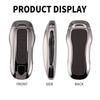 AABKU1 Zinc Alloy + PU Leather Car Key Case Cover Keychain For Porsche Panamera Spyder Carrera Macan Boxster Cayman Cayenne 911 970 981