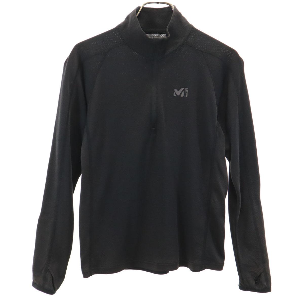 

MILLET Long sleeve Half zip Wear S black Outdoors Women Used