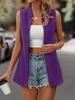 Frauen Sommer Feste Beiläufige Weste Elegante Mode Büro Dame OL Ärmellose Grundlagen Weibliche Strickjacke Business Arbeit Tragen