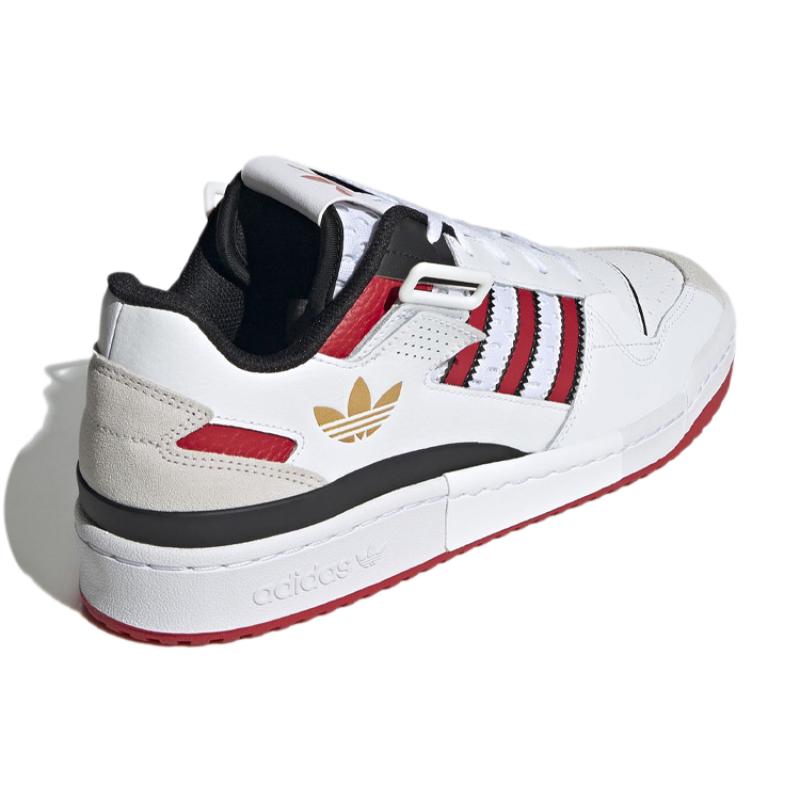 Adidas Forum Exhibit Low 'White Scarlet' Sneaker GX1523
