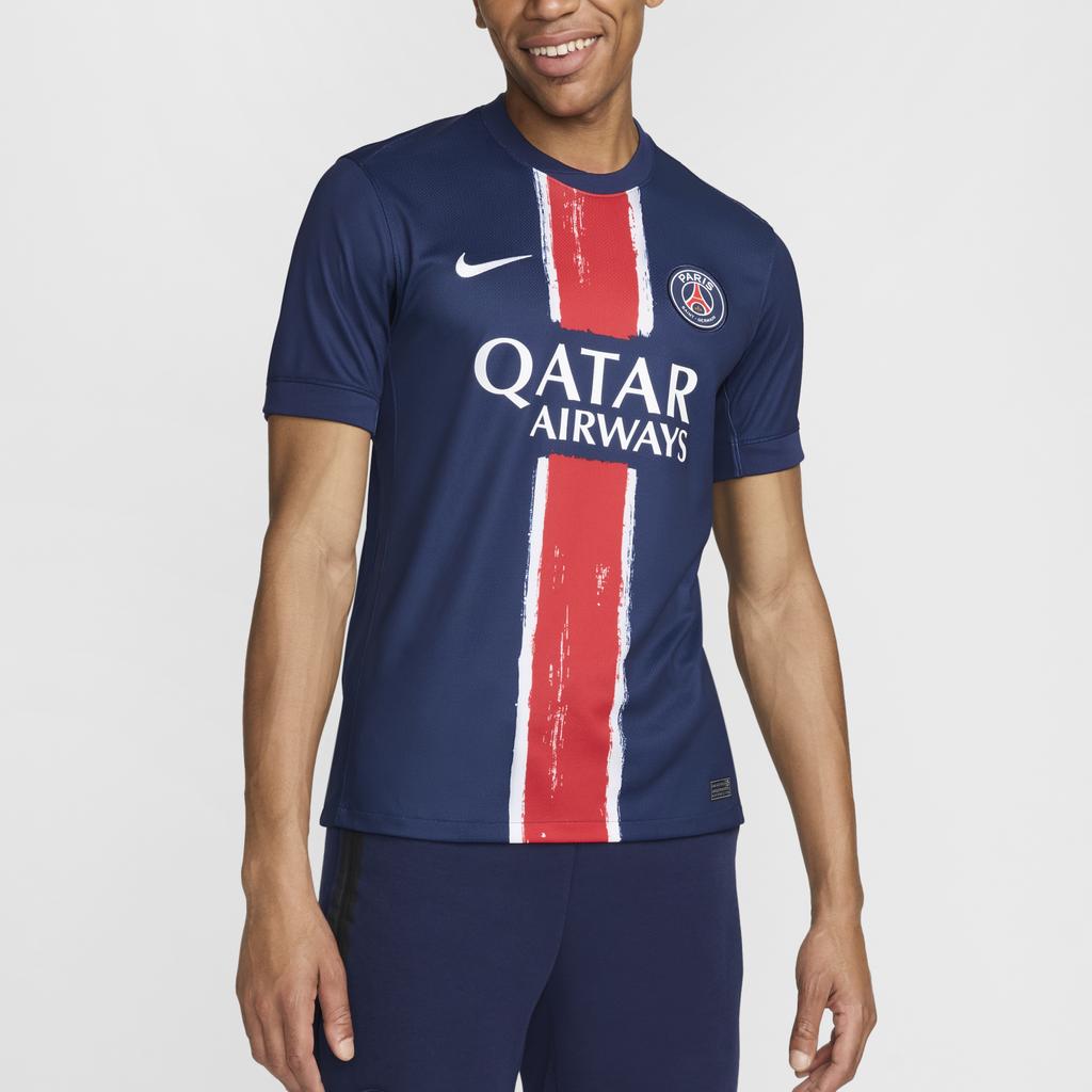 Nike Paris Saint-Germain 2024/25 Stadium Home Replica Jersey Midnight Navy/White Unisex Streetwear FN8795-411