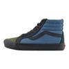 Vans Sk8 Comfortable Simple High-Top Skate Shoes Unisex Sneaker Black Blue VN0A5KXVBLK