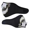 Punk Schedel Neopreen Halve Gezichtsmasker Ski Schaats Snowboard Motorfiets Bescherming