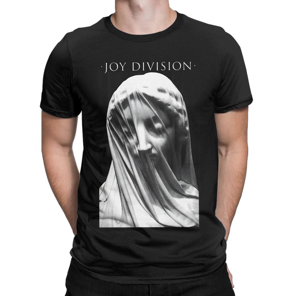 Casual Joy Division Veiled Virgin T Shirt Men Crewneck Short Sleeve Tops Shirts  Cotton Summer Top Tee