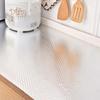 Lachepper Aluminum Foil Self Adhesive Waterproof Wallpaper Kitchen Sticker DIY Home Decor
