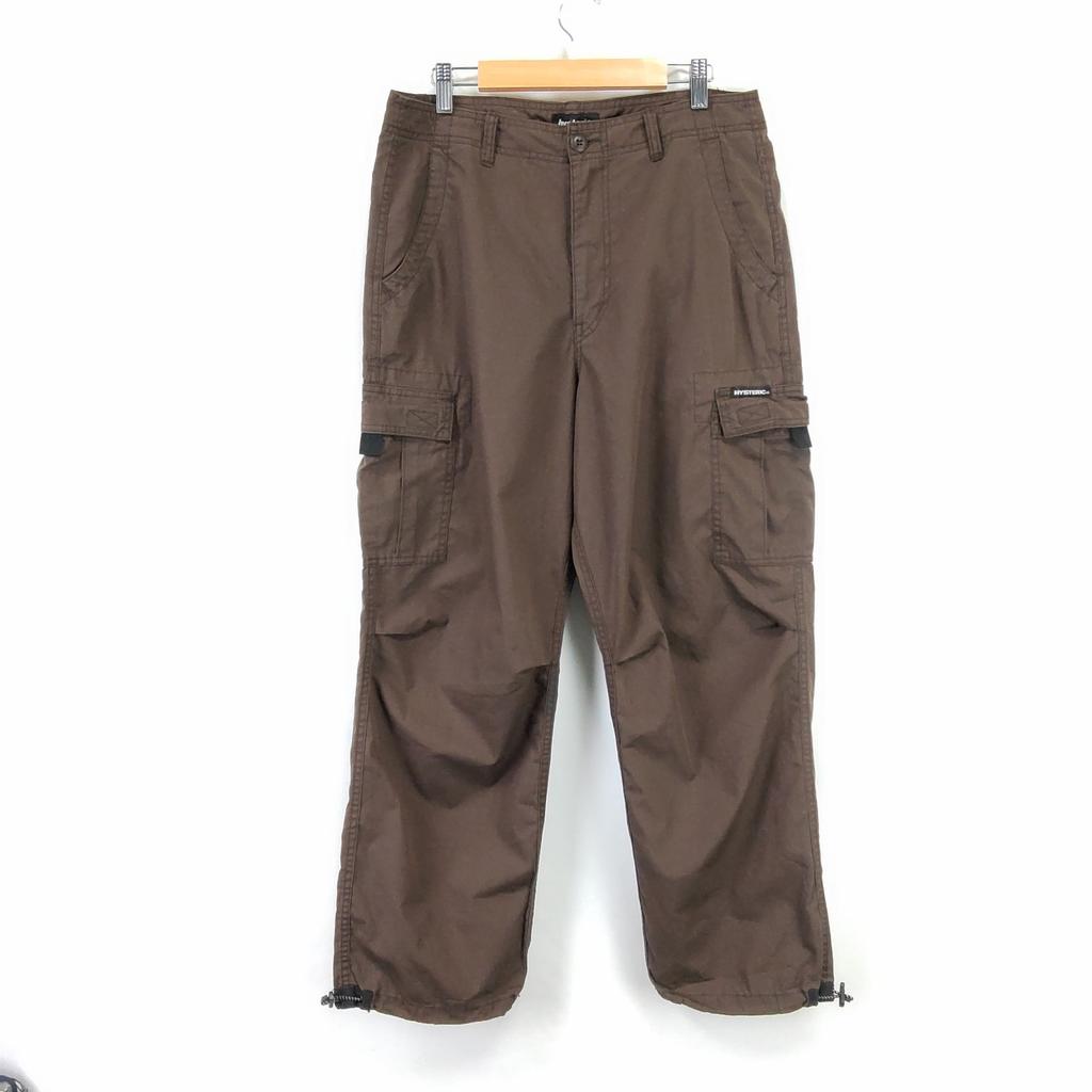 HYSTERIC Cargo Pants [Men Free/73cm Inseam/Brown] Japan Made(USED)