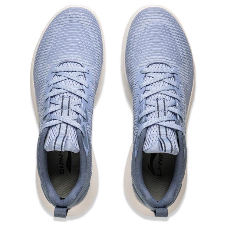 Li-Ning Lightweight Soft Rebound Casual Running Shoes Men Sneakers Blue ARSV033-3