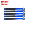 5Pcs Nylon Antiskid Cable Tie Down Straps For Rc Eachine Lipo Battery Multicolor Nylon Straps Magic Tapes Sticker 20/30*2Cm Set