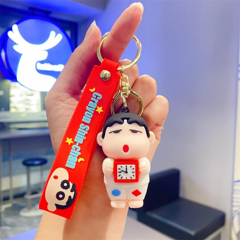 New Cute Crayon Small New Keychain Cartoon Animation Small New Toy Doll Pendant Bag Pendant Gift