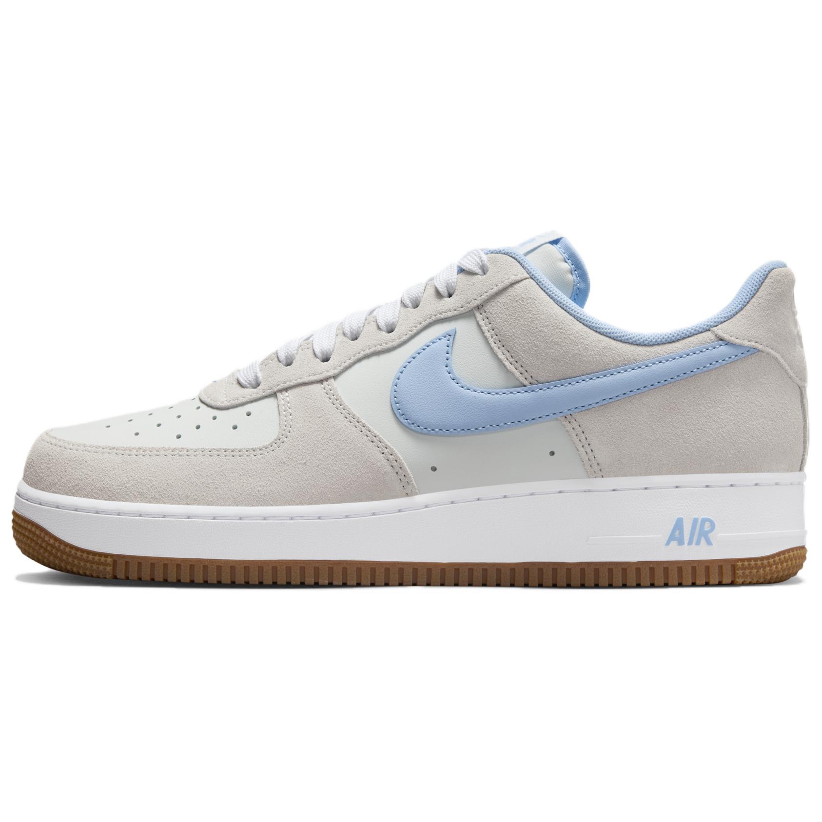 

new Nike Air Force 1 Low 07 LV8 Photon Dust White Gum Medium Brown Psychic Blue 40