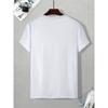 European sizes Trendy Print Men's Comfy T-shirt, Graphic Tee Men's Summer Outdoor Clothes, Men's Clothing, Tops For Men