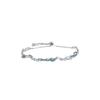 Blue Ocean Wave Women's Bracelet: Chic, Irregular Design, Luxurious and Versatile Jewelry for Couples