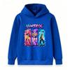 Kids Boys Girls Hoodie Cool Anime Character Printed Long Sleeve Casual Pullover Sweatshirt For Youth Daily Wear