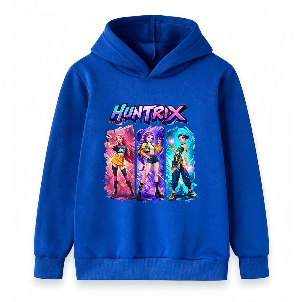 Kids Boys Girls Hoodie Cool Anime Character Printed Long Sleeve Casual Pullover Sweatshirt For Youth Daily Wear