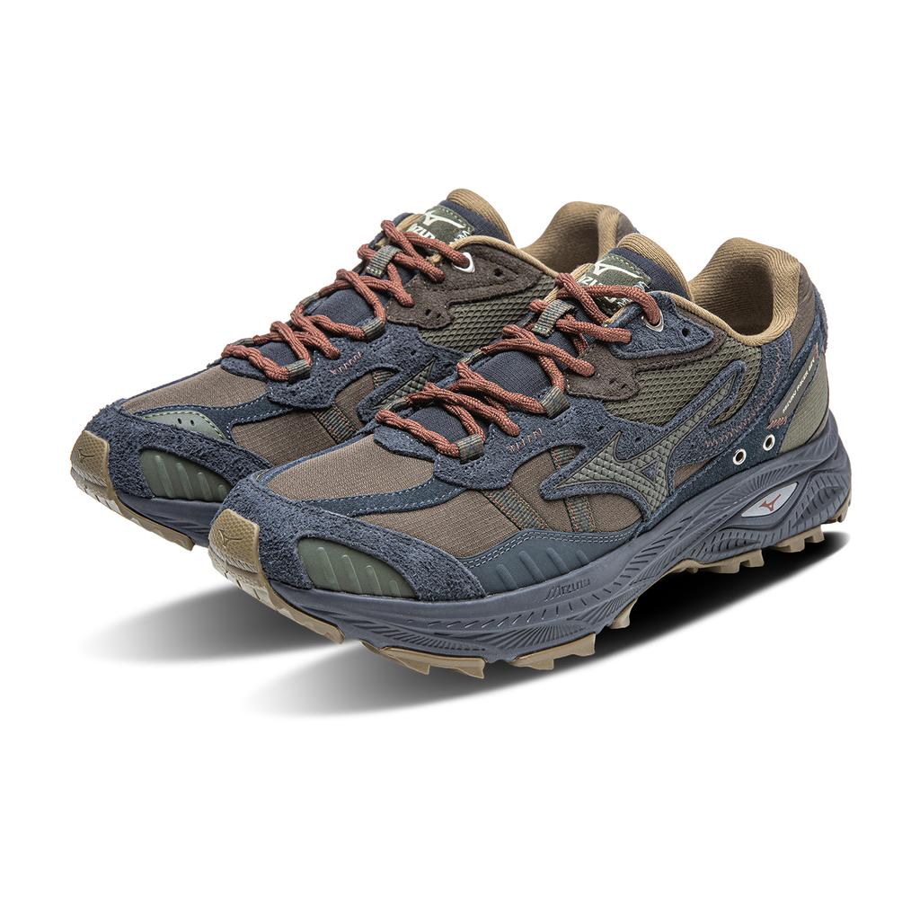 Mizuno Racer Adv Outdoor Slip Resistant Durable Casual Comfortable Low Top Running Shoes Unisex sneaker Slate-Black Brown D1GH241212