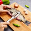Fischschuppenentferner aus Edelstahl, 2-teiliger Fischhautschäler, Fischschuppenentferner, Fischschuppenschaber, schneller und einfacher zu entfernen
