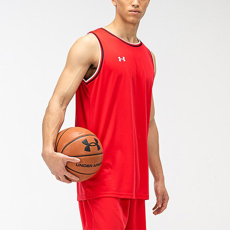 Under Armour Logo Print Loose Knit Sports Tank Top Men Tops Red 21500101-600