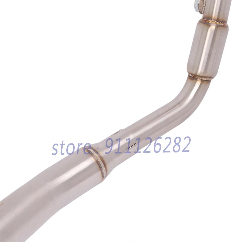 For VOGE 300RR LX300 2020 2021 2022 Motorcycle Exhaust Escape System Modified Muffler 51mm Front Middle Link Pipe With Catalyst