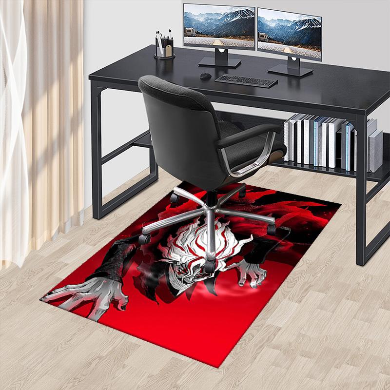 

1pc Anime Demon King Chair Mat - Anti-Slip Carpet for Office, Home Decor, Living Room, Bedroom, Game Room - Perfect Gift for Anime Lovers.U001 60cm by 90cm