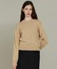 Itove Seoul Slit Button Round Knit Be