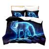 Animal Series To Customize 3D Wolf Digital Printing Quilt Cover Home Textile Three-Piece Set Customization