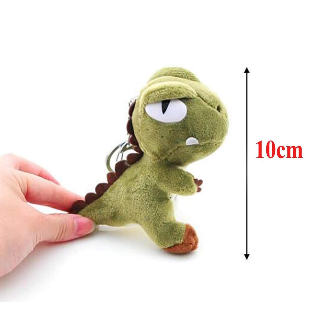 [BUYM] Dinosaur Stuffed Animal Keychain, Tyrannosaurus Rex Plush Toy, Cute Plush Bag Charm, Hanging Toy, Dinosaur Keychain, Birthday Gift