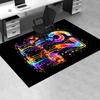 67 Six Seven Fashionable Fun Printed Colorful Dripping Paint Chair Mat Office Carpet for Home Decor, Sofa Rug, Desk Pad Gift for Any Room
