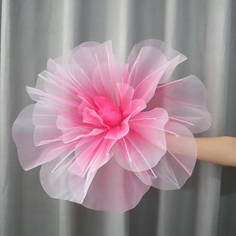 

40см Искусственные Бутоны Роз Большая Головка Цветка Гигантская Марлевая Поддельные Цветы Свадебный Ландшафтный Дизайн Реквизит для Съемок Имитация Розы розы красного