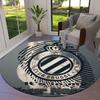 Club Brugge KV Custom Name Round Area Rug,Carpet Rug for Living Room Bedroom Sofa Playroom Decor,Non-slip Floor Mat