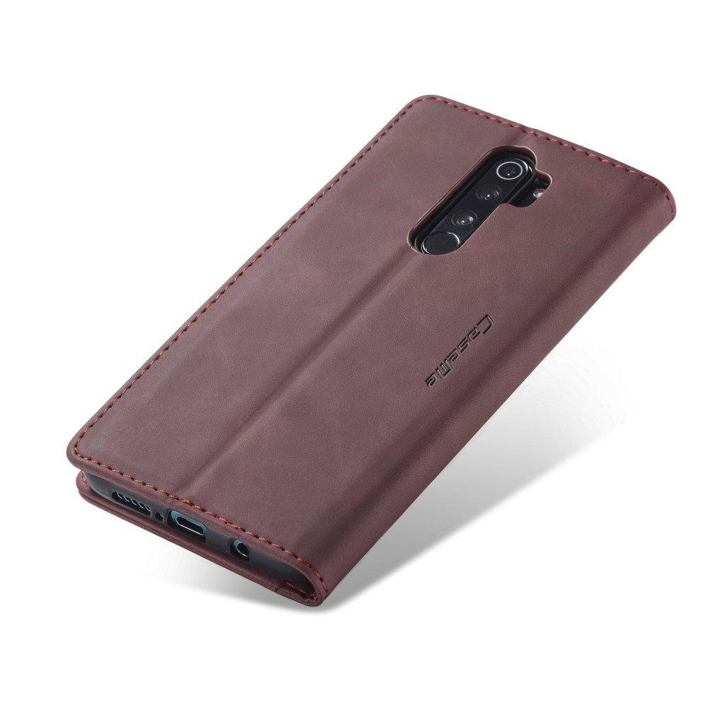 CASEME case for Xiaomi Redmi Note 8 Pro, Leather Wallet Case, red