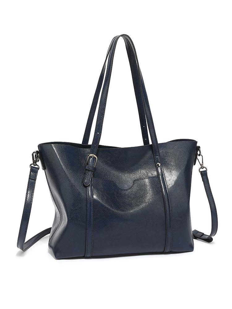 

Cross2026 Stylish Women s Korean Handbag - Simple, Large Capacity, Shoulder & Crossbody Options синій