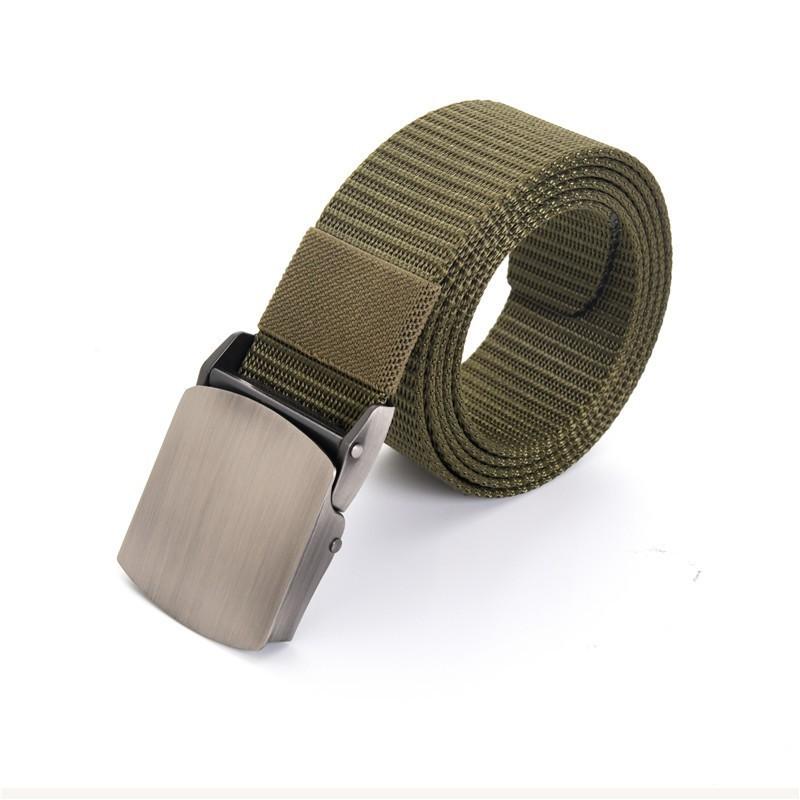 Alloy Buckle Nylon Casual Belt Tactical Belt Woven Inner Belt Men'S And Women'S Belts Outdoor Training Pants Belt