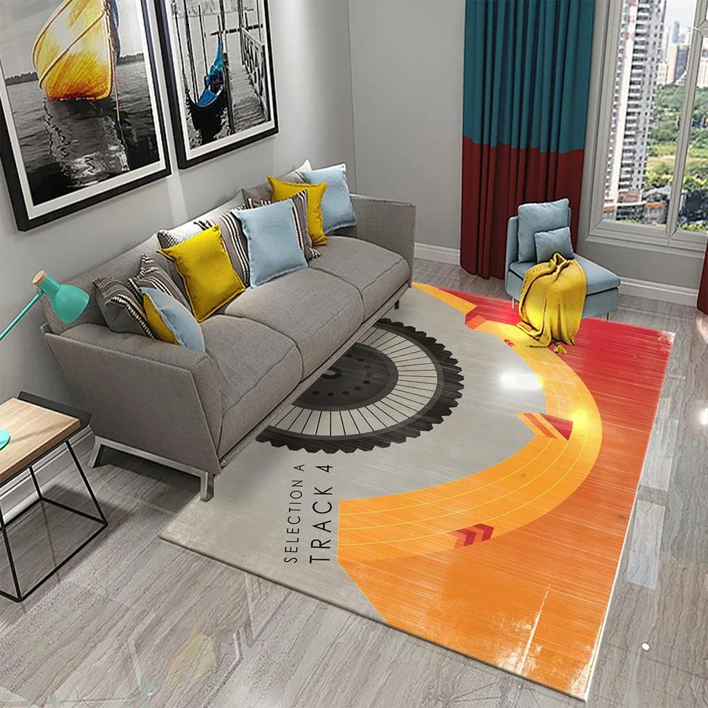 Classic Retro Poster Carpet for Living Room Bedroom Mat Home Decor Childrens Room Floor Rug Bathroom Mat Doormat Entrance Carpet