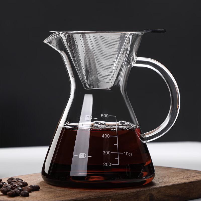 Glass Hand-pour Coffee Pot Set