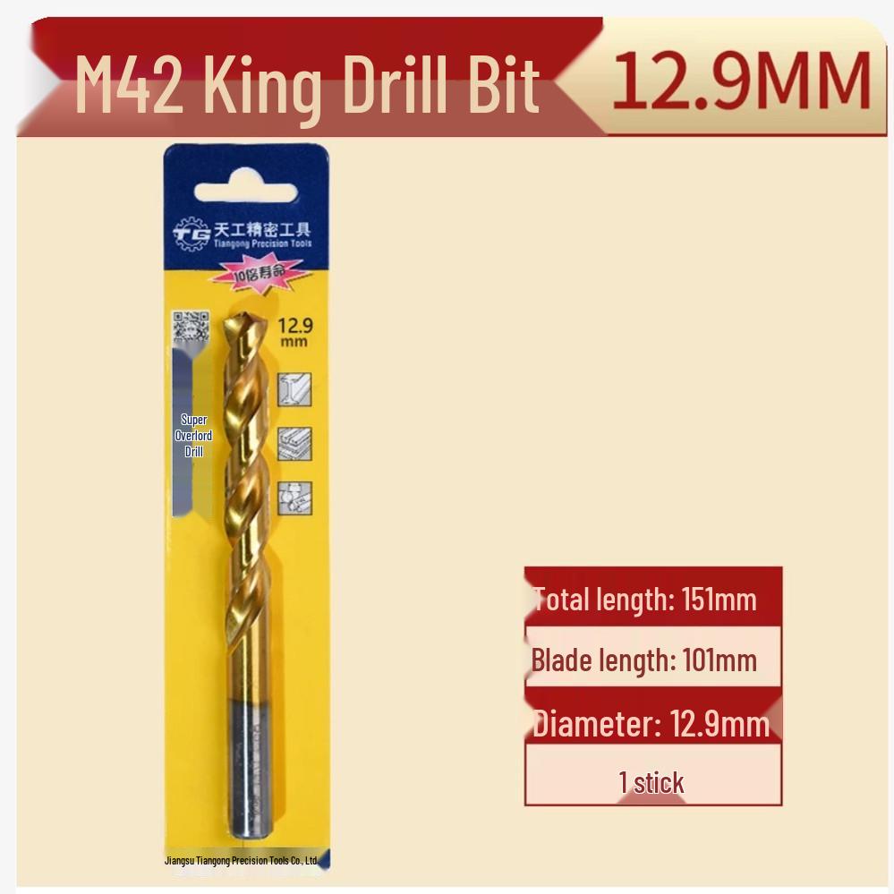 Tiangong M42 Overlord 8% Cobalt High-Speed Steel Twist Drill Bit for Stainless Steel