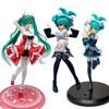 Anime Hatsune Miku 19CM Little Devil Raccoon Action Figure Model Toys Cute Action Model PVC Collection Desktop Accessories Gift