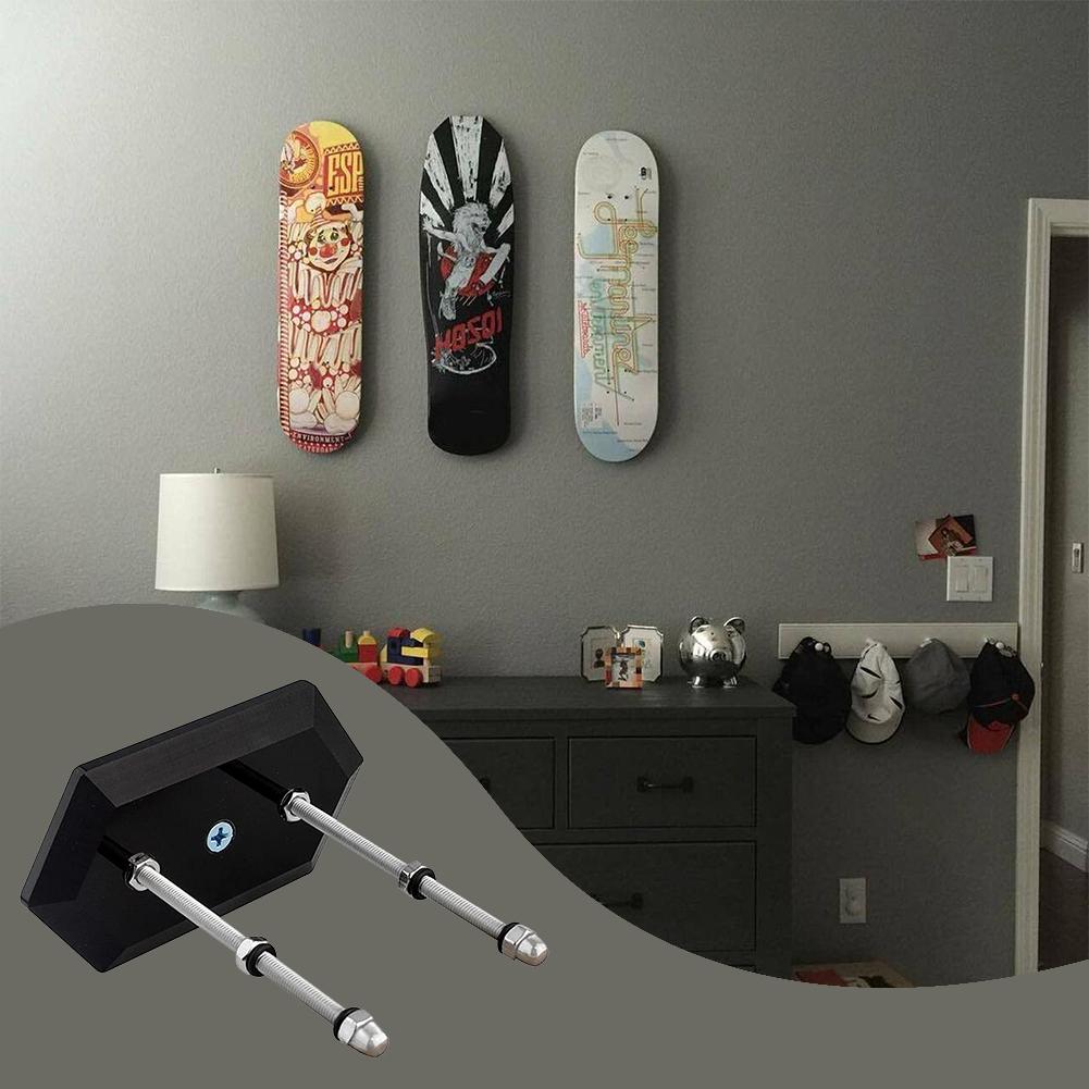 Skateboard Display Rack Skateboard Storage Holder Wall Mounting Deck Rack Acrylic Skateboard Rack for Display and Storage