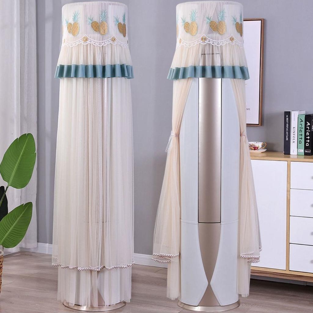 Stehende Klimaanlagenabdeckungen Mesh Universell Wohnzimmer Staubdicht Dekorative Abdeckung Anti-direktes Blasen Leicht zu Reinigen Schutz