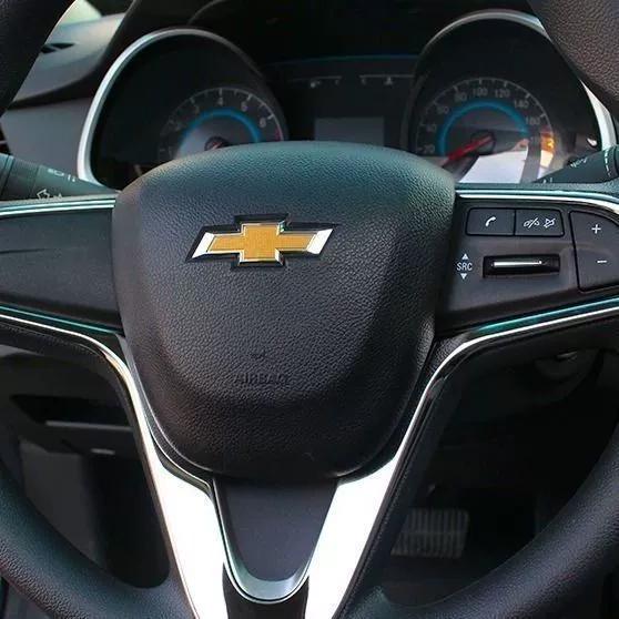 Pegatinas de Emblema Central para Volante de Coche de Aleación de 5,7 cm para Chevrolet Sail Silverado Malibu Captiva Spark Trax Aveo Cruze Lacetti