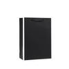 12/30pcs luxury paper gift bags minimalist color block tote bags with satin ribbon handles for clothing and presents party