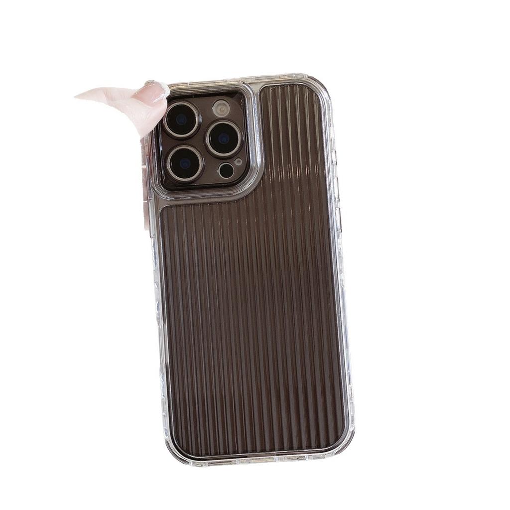 For IPhone16 Transparent 2-in-1 for Apple Mobile Phone Protective Case