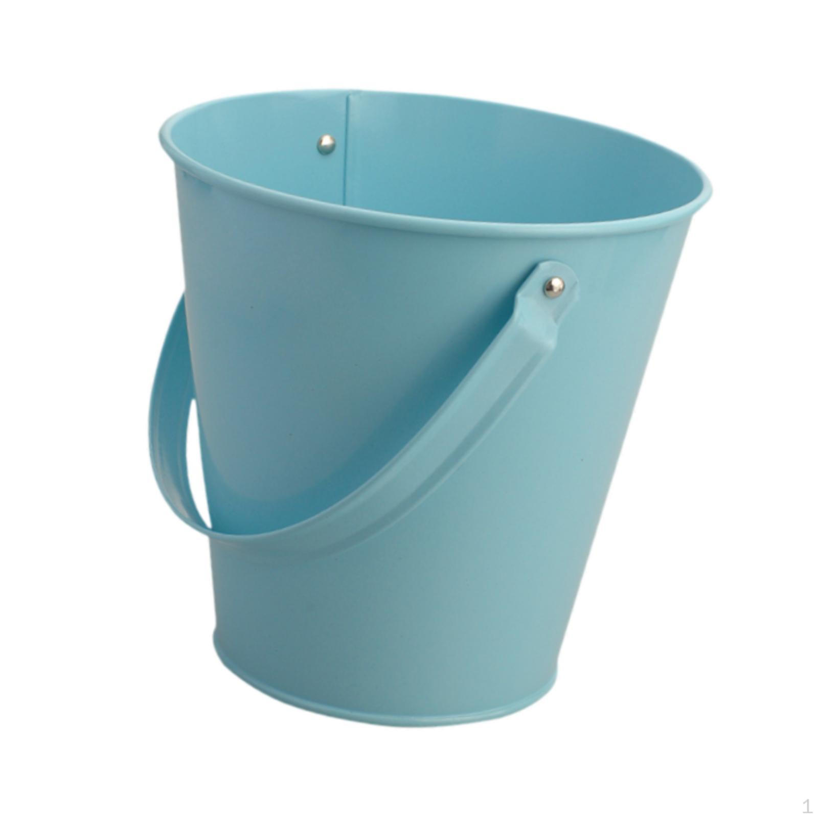 

Металлическое ведро с ручкой, цветочный горшок, пляжное ведро для песка, для детей, для уборки, для воды, для небольшой уборки